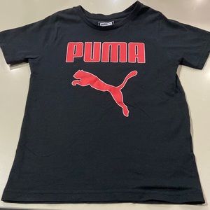 Boys black and red Puma t-shirt